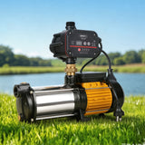 Giantz 4-Stage Water Pump Auto Controller Farm Irrigation Stainless Max. 2000W