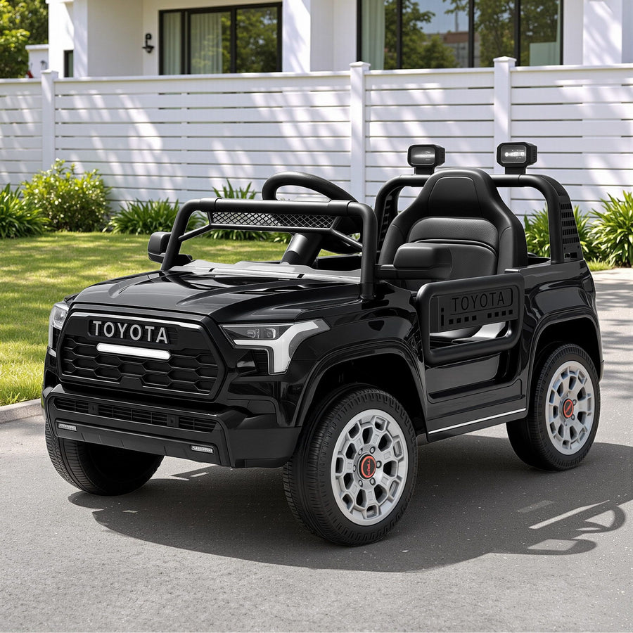 Toyota Ride On Car Kids SUV 12V Remote Control Sequoia TRD Pro Black