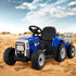 Rigo Kids Electric Ride On Car Tractor Toy Cars 12V Blue