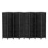 Artiss 8 Panel Room Divider Screen 326x170cm Woven Black