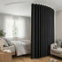 Artiss Room Divider Curtain Ceiling Mounted Track Sets Flexible Black