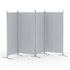 Artiss 4 Panel Room Divider Screen 345x180cm Fabric Grey