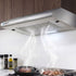 Devanti 600mm Range Hood 60cm Rangehood Stainless Steel