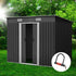 Giantz Garden Shed 2.38x1.31M Sheds Outdoor Storage Tool Metal Workshop Shelter Sliding Door