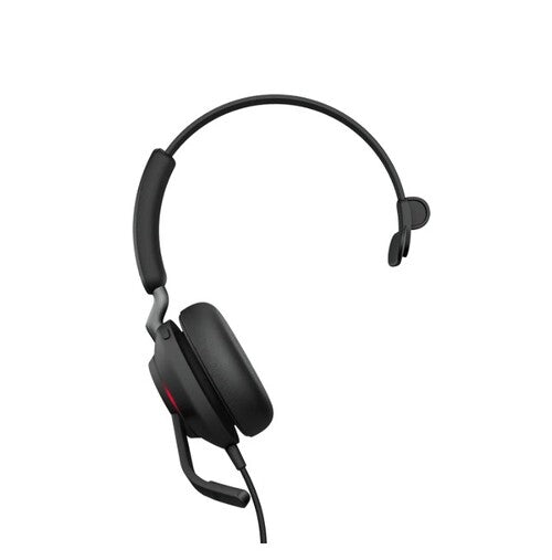 Jabra Evolve2 40 SE Wired USB-CA UC Mono Headset, 360Â° BusyLight, Noise Isolationg Ear Cushions, 2Yr Warranty, Plug-and-play,3-Microphone Technology