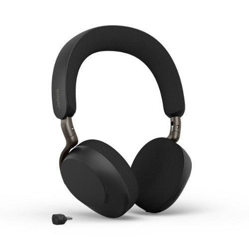 Jabra Evolve3 75, UC Stereo Black Bluetooth ANC Headset, Link390C BT, USB-C