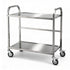 Cefito 2-Tier Stainless Steel Kitchen Trolley with Wheels 84x56x98cm