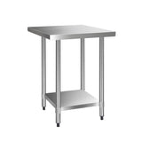 Cefito 760x760mm Stainless Steel Kitchen Bench 430
