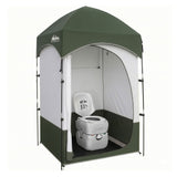 Weisshorn 22L Portable Camping Toilet Shower Tent Changing Room Outdoor Loo Set