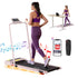 Everfit Treadmill Electric Walking Pad Incline Under Desk 380mm Pink