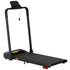 Everfit Treadmill Electric Walking Pad with Incline Foldable for Home Gym Black