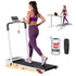 Everfit Treadmill Electric Walking Pad with Incline Foldable for Home Gym White