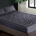 Giselle Bedding 3-Zone Pillowtop Mattress Topper 1000GSM for Back Pain Relief Washable with 45cm Deep Pocket King