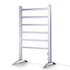 Devanti Electric Heated Towel Rail Rack 6 Bars with Timer Clothes Dry Warmer