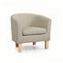 Artiss Armchair Tub Chair Beige Abby