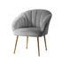 Artiss Armchair Velvet Grey Eloise