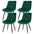 Artiss Dining Chairs Set of 4 Velvet Diamond Tufted Green
