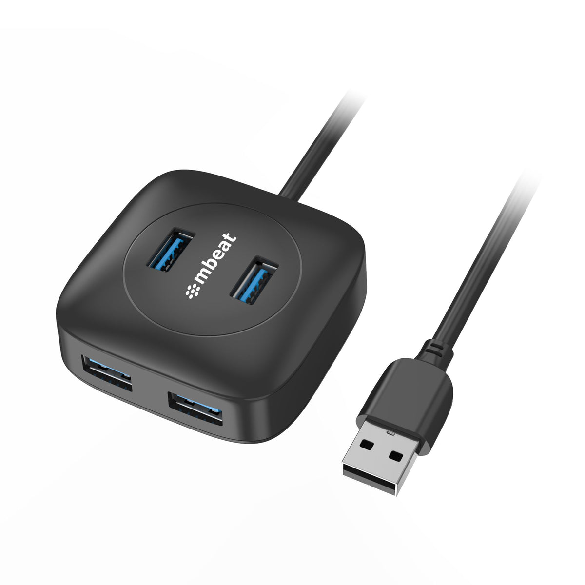 mbeatÂ®  4-Port USB 3.0 Hub - High Speed Data Transfer speed: Up to 5Gbps Compatible with USB 2.0/3.0 devices Product Weight: 95g