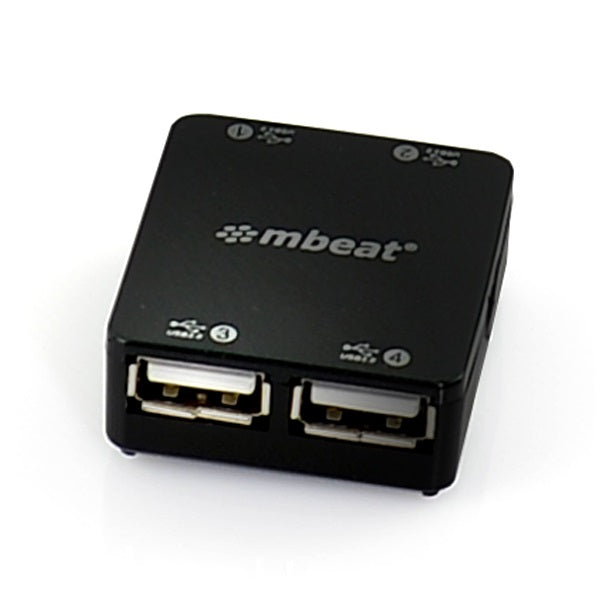 (LS)mbeatÂ® 4 Port USB 2.0 Hub - USB 2.0 Plug and Play/ High Speed Interface/ Ideal for Notbook/PC/MAC users USB 2.0 Speed up to 480Mbps (EOL)