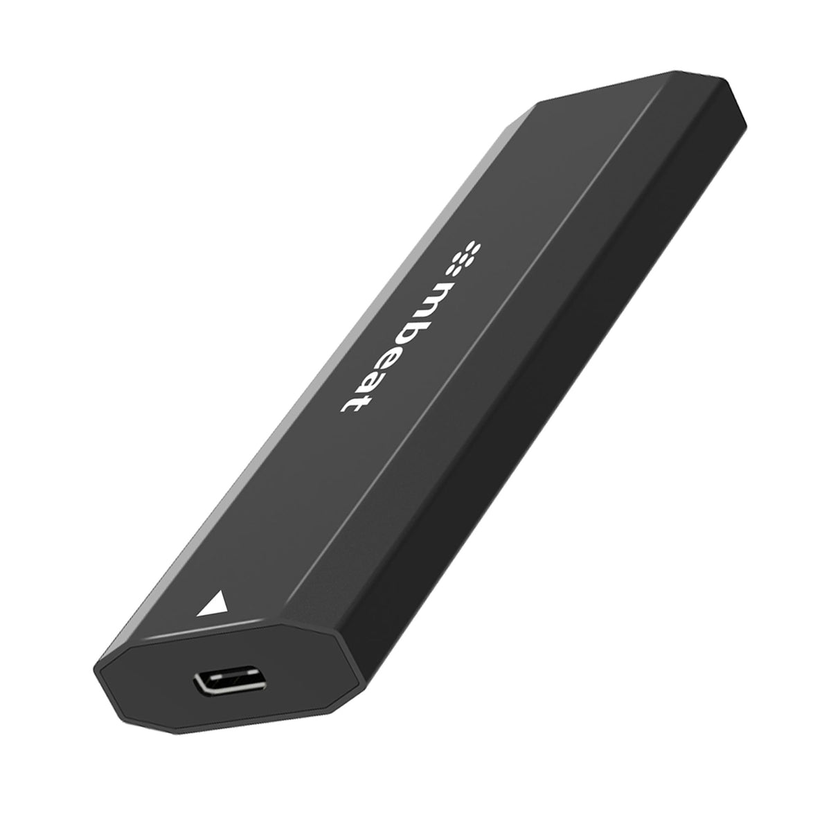 mbeatÂ® Elite USB-C to M.2 SSD Enclosure - Pocket Size, Ultra Durable, Supports M Key, B+M Key SSD Size 2230, 2242, 2260, 2280, NVME, SATA, 50cm Cable