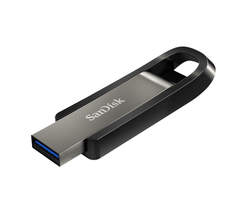 SanDisk 256GB Extreme GO USB3.2 Metal  Flash Drive USB-A 400MB/s SecureAccessâ„¢ encryption software2 Lifetime Lifetime Warranty Black (LS)
