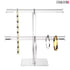 Fashyni Acrylic Jewelry Necklace and Bracelet Stand Organizer