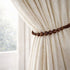 Walnut Brown Beaded Rope Curtain Tieback