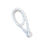Magnetic weaved rope tieback Off White