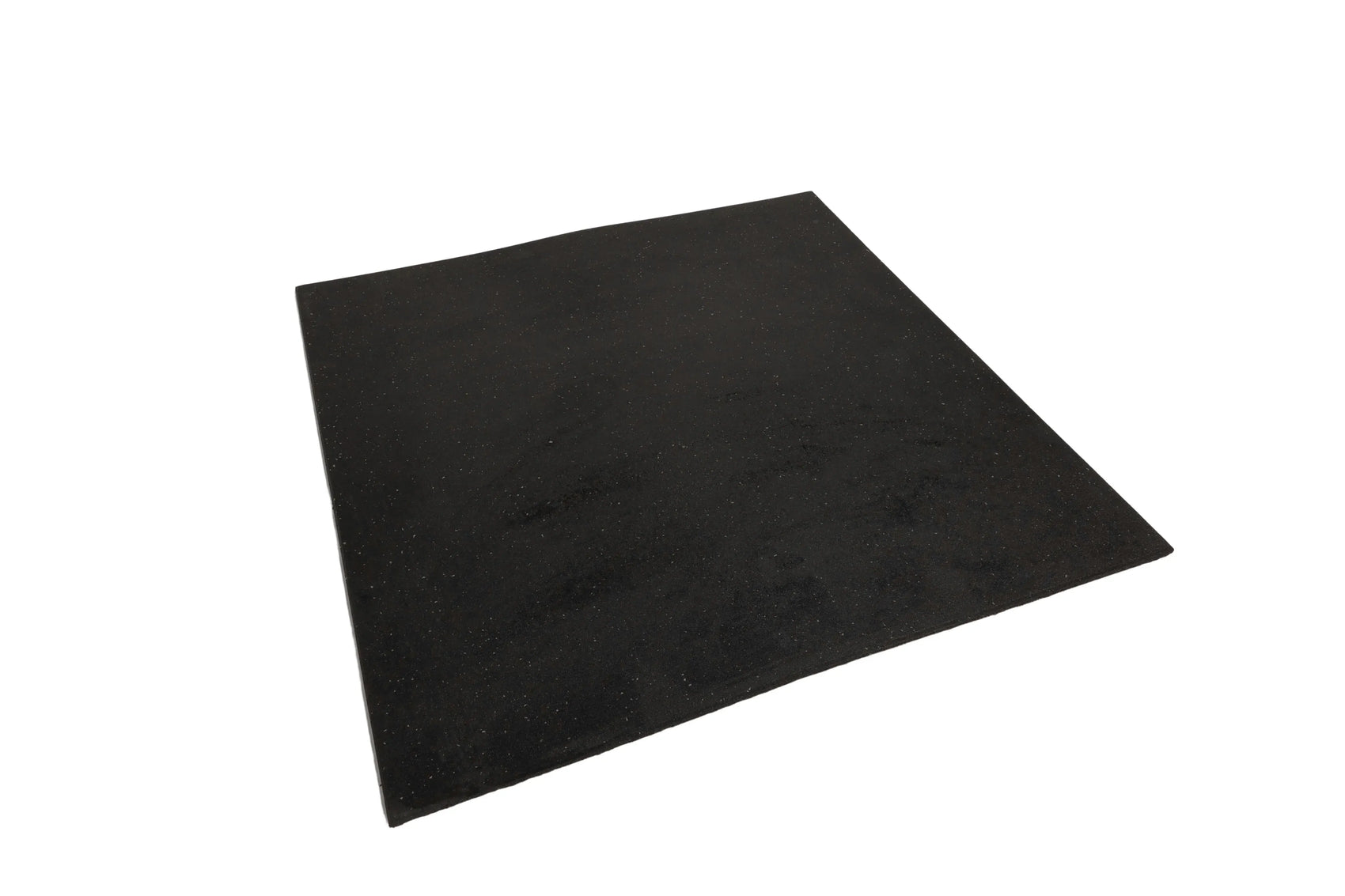 Rubber Gym Mats - Plain Black (15mmx1mx1m)