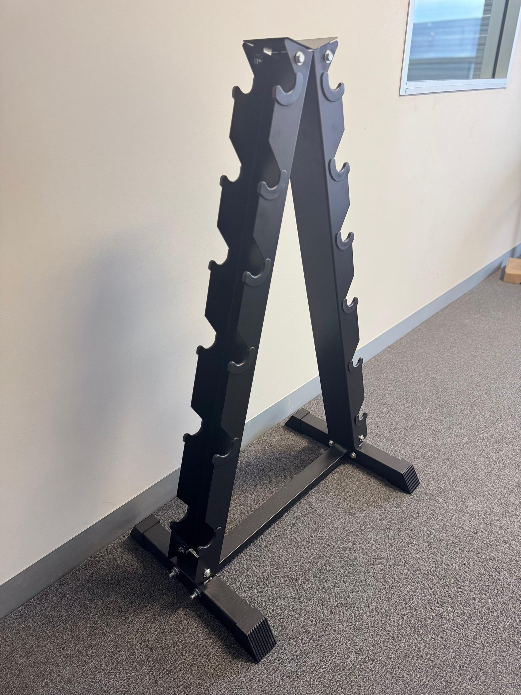 Curve Fitness 6 Tier A-Frame Dumbbell Rack