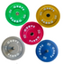Curve Fitness Olympic Coloured Bumper Plates 50kg (2X25kg)