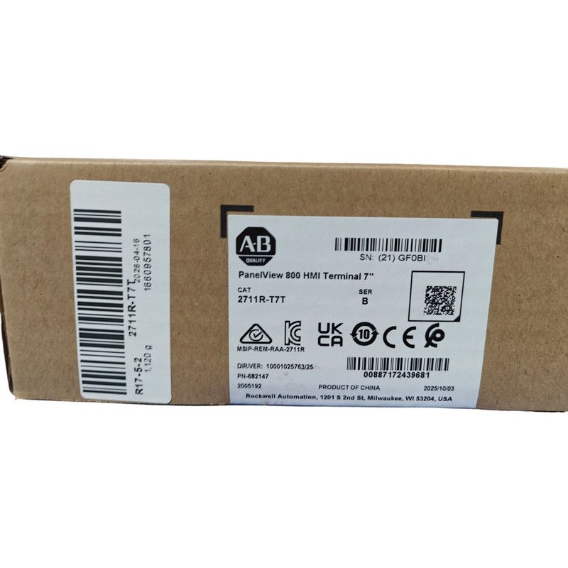 2711R-T7T Panelview 800 7-inch Hmi Terminal