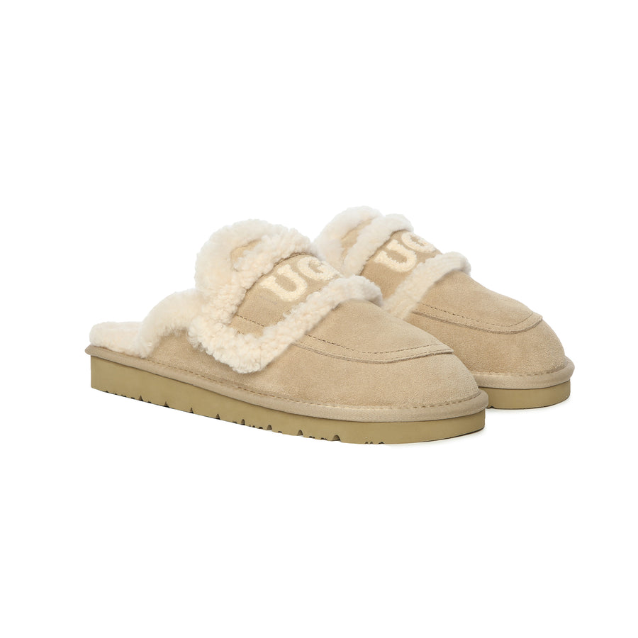 DKUGG ERIN SCUFF- Size S 35/36 - Mustard Seed