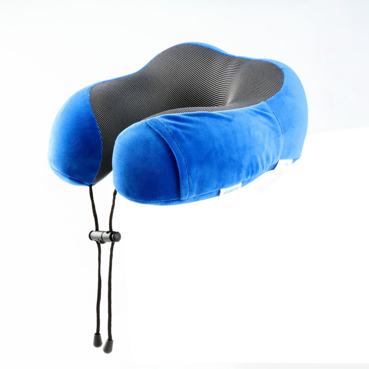 Laser Blue Memory Foam Neck Pillow - Easy Snap