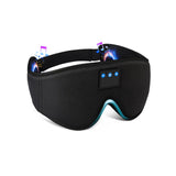 Laser Sleep Mask Bluetooth Headphones Black