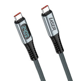 Laser 240W USB-C to USB-C LCD Braided Cable 1M
