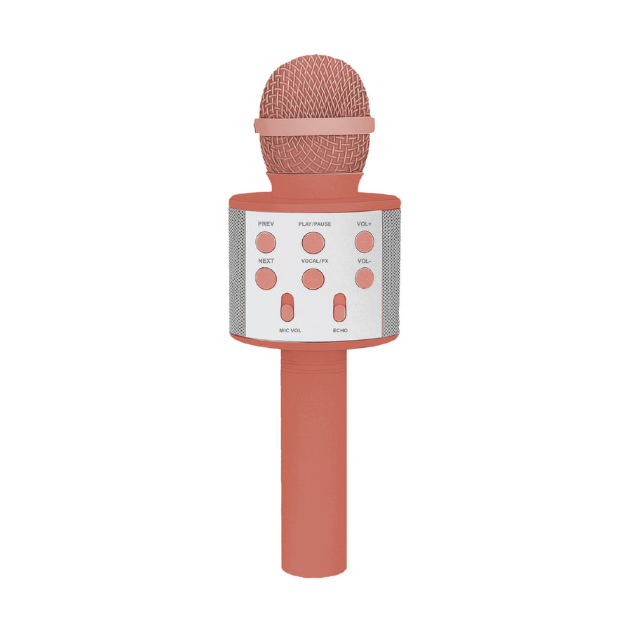 Laser Karaoke Microphone Sunset Coral
