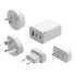 Laser 65W GaN Travel Charger with 4 Adaptors