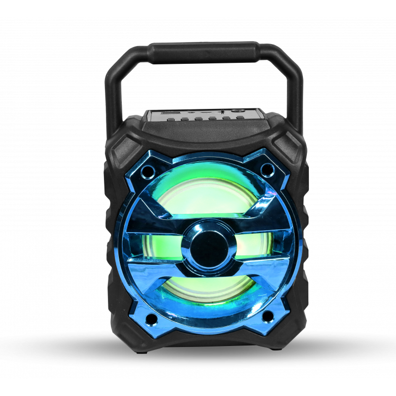 Laser Portable Bluetooth Speaker with FM Radio & USB
