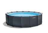 Intex Intex Graphite Grey Panel Pool 4.78 x 1.24M 26384