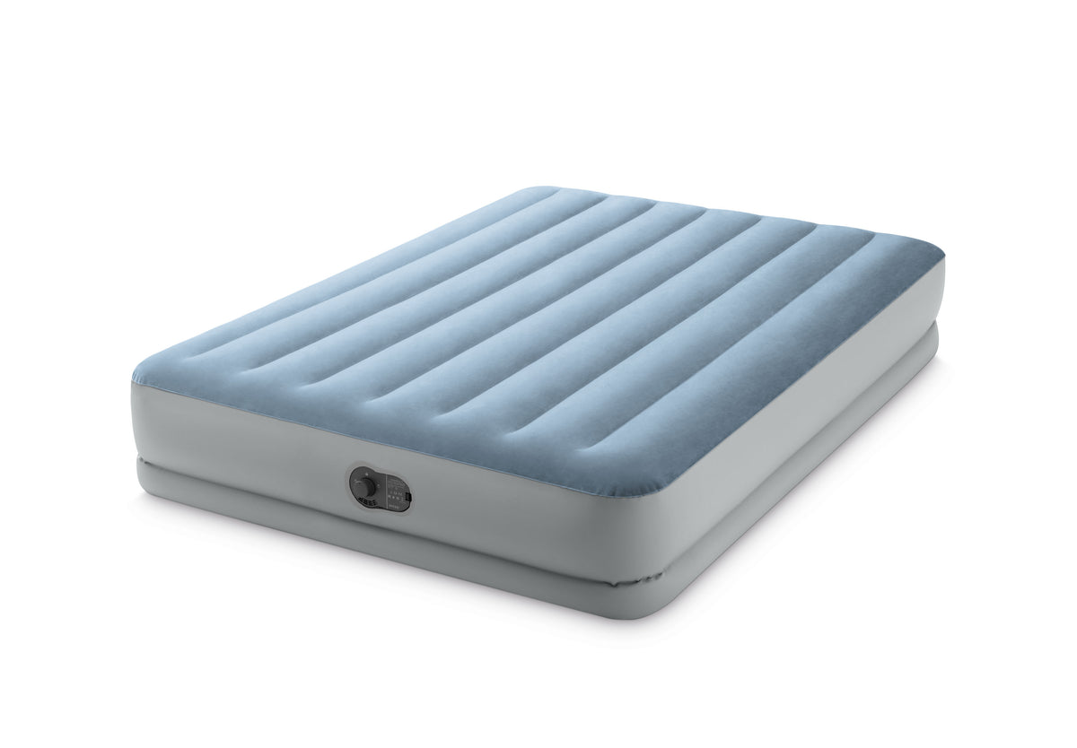 INTEX Queen Dura-Beam® Plus Comfort 14" Air Mattress w/ Built-In USB Pump 64159