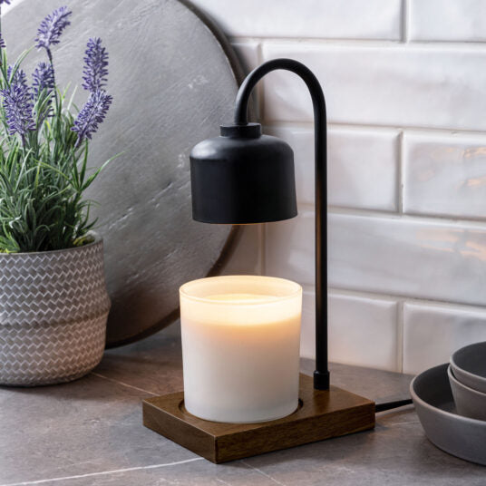 Black & Wood Arched Lamp - RRP $69.95 - Wholesale - OUT OF STOCK - PREORDERS OPEN - ARRIVING EARLY SEPTEMBER