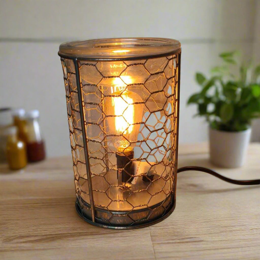 Chicken Wire Edison Bulb Illumination Warmer - RRP $49.95 - Wholesale - OUT OF STOCK - PREORDERS OPEN - ARRIVING EARLY SEPTEMBER
