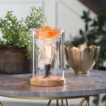 Wood & Glass Vintage Bulb Illumination Warmer - RRP $49.95 - Wholesale - OUT OF STOCK - PREORDERS OPEN - ARRIVING EARLY SEPTEMBER