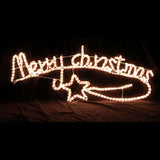 Samland Animated Merry Christmas Motif Rope Light W/ Controller