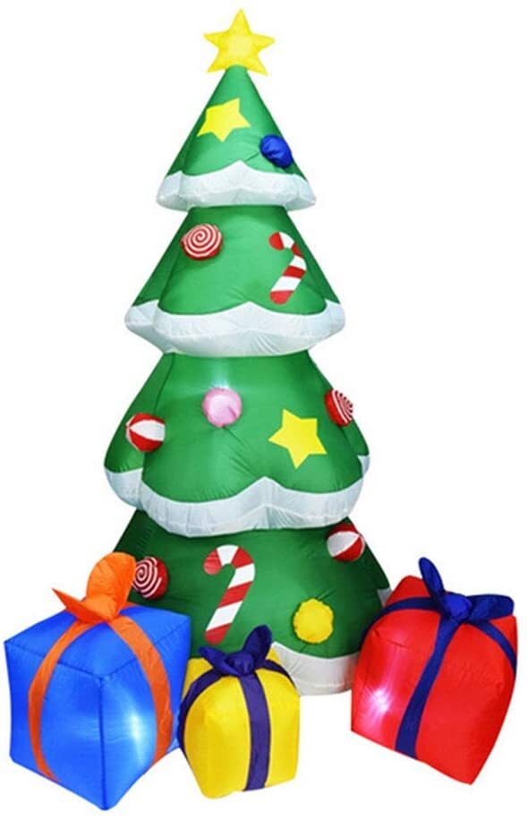 Samland 210CM INFLATABLE CHRISTMAS TREE WITH LED LIGHT