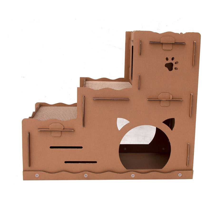 Samland CAT SCRATCHING CARDBOARD 3 LEVEL HOUSE