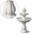 Samland SOLAR POWERED 2-TIER BIRD BATH WATER FOUNTAIN