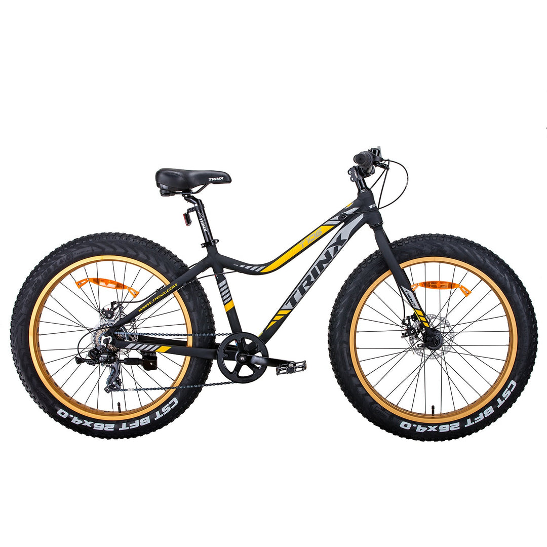 Samland TIGER T106 FAT BIKE SHIMANO 7 SPEED BICYCLE IN ORANGE