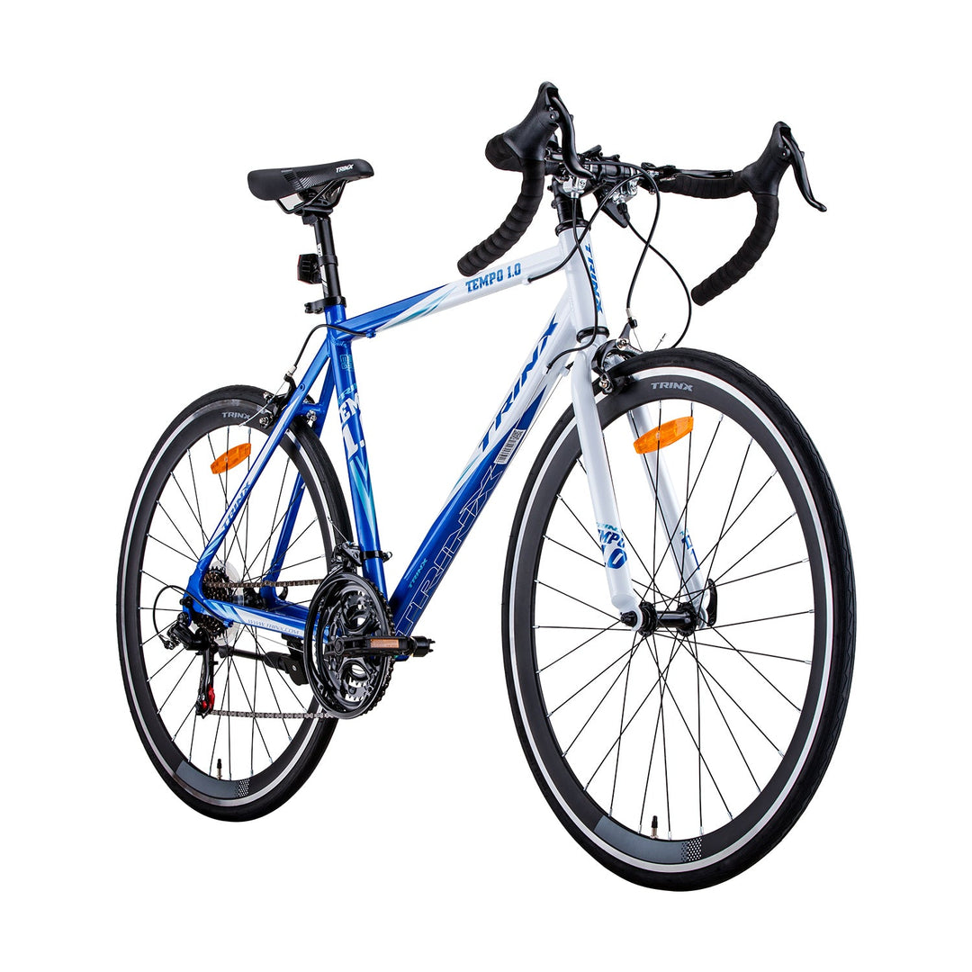 Samland 700C ROAD BIKE TEMPO1.0 SHIMANO 21 SPEED RACING BICYCLE 56CM BLUE/WHITE